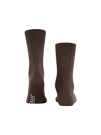 FALKE | Chaussettes BRISTOL PURE anthracite mel. | braun